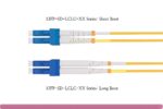 OS2 Short Boot 9/125 LC/LC UPC Duplex Single Mode Fiber Optic Cable - Image 3