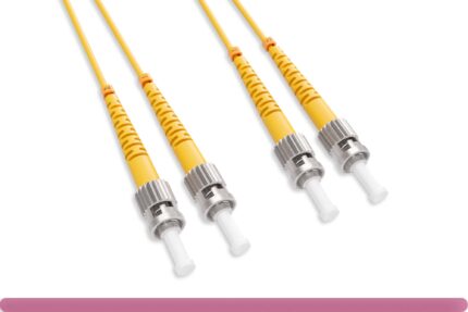OS2 Short Boot 9/125 ST/ST UPC Duplex Single Mode Fiber Optic Cable