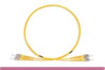 OS2 Short Boot 9/125 ST/ST UPC Duplex Single Mode Fiber Optic Cable - Image 2