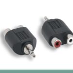 3.5mm Stereo M To RCA F x 2 Adapter
