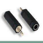 3.5mm Stereo M to 6.3mm (1/4") Stereo F Adapter