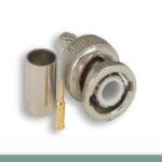 3 pcs. 75Ω Crimp Type BNC Connector