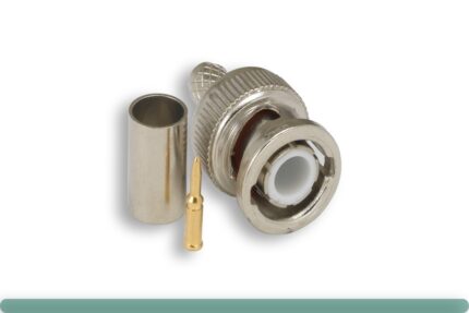 3 pcs. 75Ω Crimp Type BNC Connector