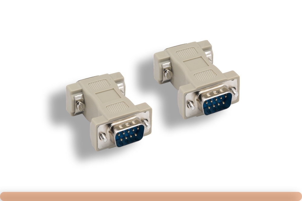 30d1-08100.jpg DB9 M to DB9 M Molded Gender Changer - Image 1