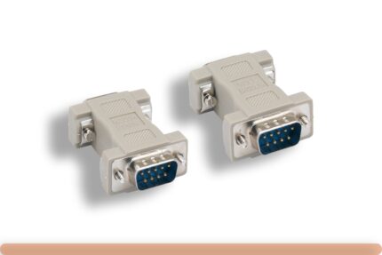 DB9 M/M Molded Null Modem Adapter