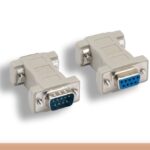 DB9 M/F Molded Null Modem Adapter