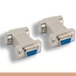 DB9 F/F Molded Null Modem Adapter