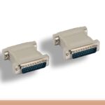 DB25 M to DB25 M Molded Gender Changer