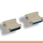 DB25 M/F Molded Null Modem Adapter