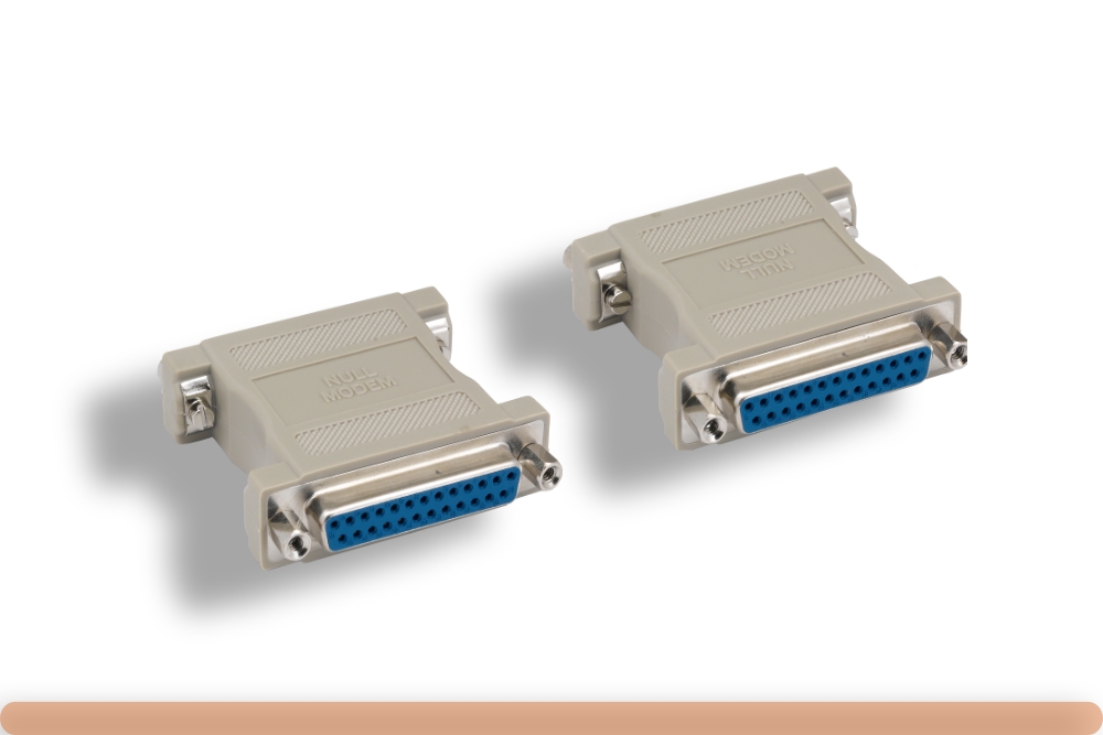 30d3-38400.jpg DB25 F/F Molded Null Modem Adapter - Image 1