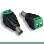 DC Male Power Plug Adapter for CCTV Camera
