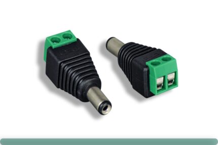 DC Male Power Plug Adapter for CCTV Camera