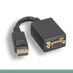 DisplayPort to VGA Adapter with Latch
