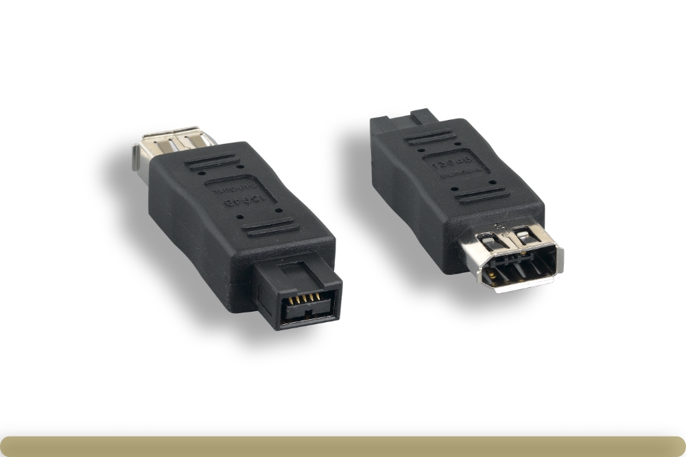 30e4-03200.jpg IEEE1394b 9P to 6P Adapter - Image 1