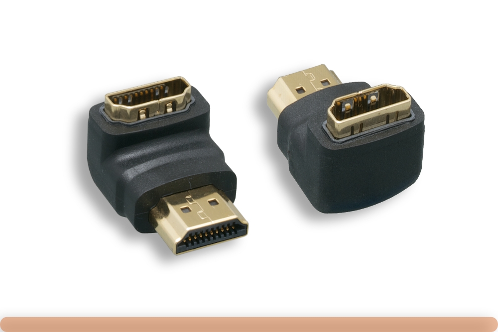30hm-31200-90.jpg 90° Port Saver HDMI Male / Female Port Saver - Image 1