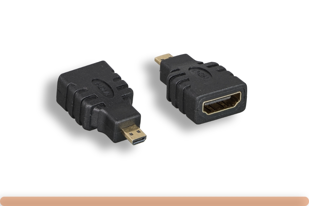 30hm-ad300-bk-a.jpg HDMI Female to Micro HDMI Male Adapter - Image 1