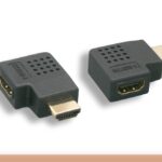270° Vertical Flat HDMI Male / Female Port Saver