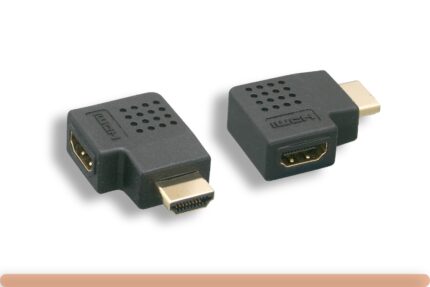 270° Vertical Flat HDMI Male / Female Port Saver