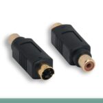 S-Video M to RCA F Adapter