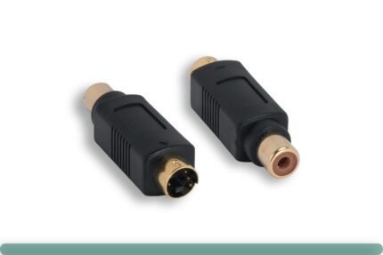 S-Video M to RCA F Adapter