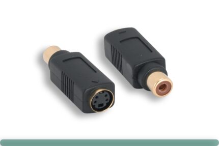 S-Video F to RCA F Adapter