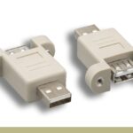 USB 2.0 Type A M / F Panel Mount Port Saver