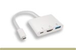 USB3.1 Type-C To USB3.0+HDMI+Type-C 3-in-1 Splitter Adapter, USB PD 100W