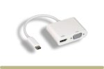 USB 3.1 Type C to HDMI + VGA Adapter