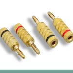 Closed Screw Type Speaker Banana Plugs