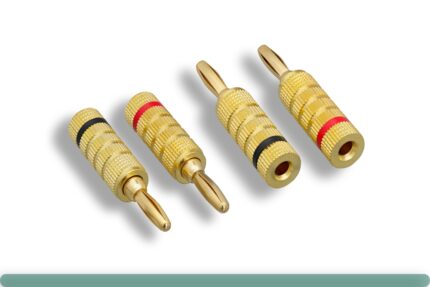 Closed Screw Type Speaker Banana Plugs
