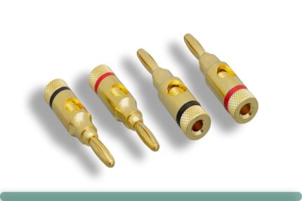 Open Screw Type Speaker Banana Plugs