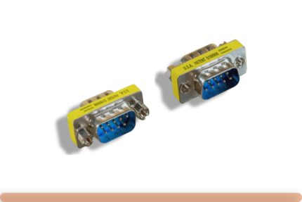 DB9 M to DB9 M Mini Gender Changer