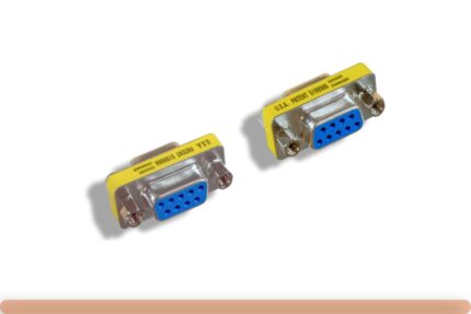 DB9 F to DB9 F Mini Gender Changer