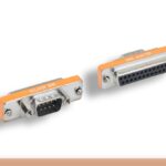 DB9 M to DB25 F AT Modem Mini Adapter