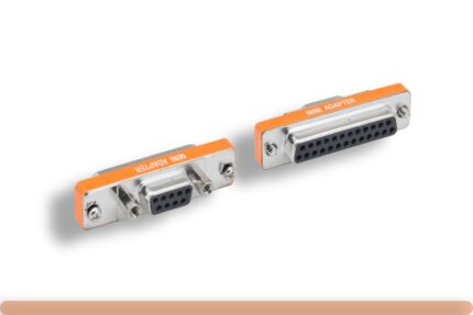 DB9 F to DB25 F AT Modem Mini Adapter