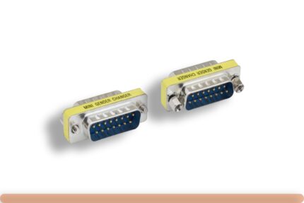 DB15 M to DB15 M Mini Gender Changer