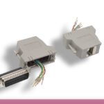 Shielded DB25 Male to RJ-45 Modular Adapter