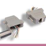 Shielded DB25 Female to RJ-45 Modular Adapter