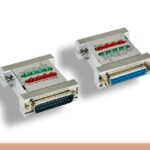 DB25 M To DB25 F Serial Check Tester with LED Indicator