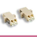 Multi-Mode LC/LC Duplex Fiber Optic Coupler, Panel Mount Type