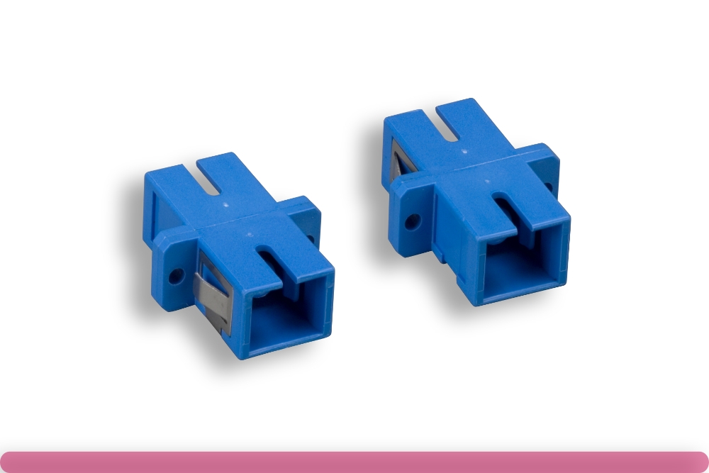 31fp-02scsc.jpg Multi-Mode SC/SC Simplex Fiber Optic Coupler - Image 1