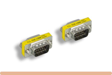 HD15 M to HD15 M VGA Mini Gender Changer