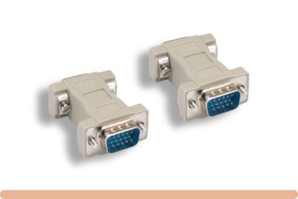 HD15 M to HD15 M VGA Molded Gender Changer