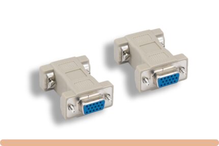 HD15 F to HD15 F VGA Molded Gender Changer