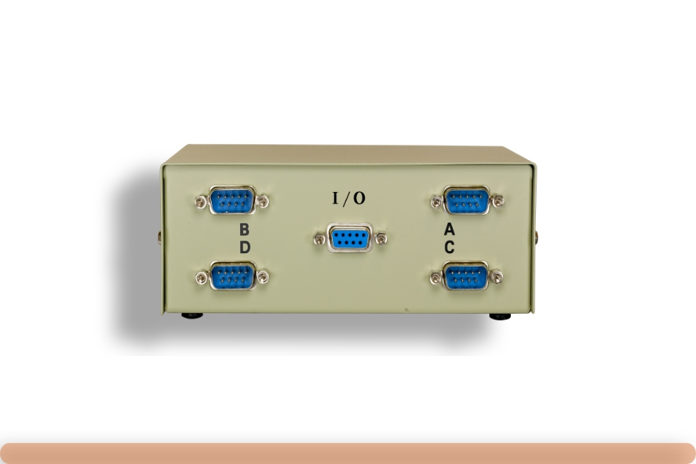 40d1-23604.jpg 4-Way DB9 Manual Data Switch - Image 1