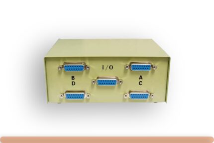 4-Way DB15 Manual Data Switch