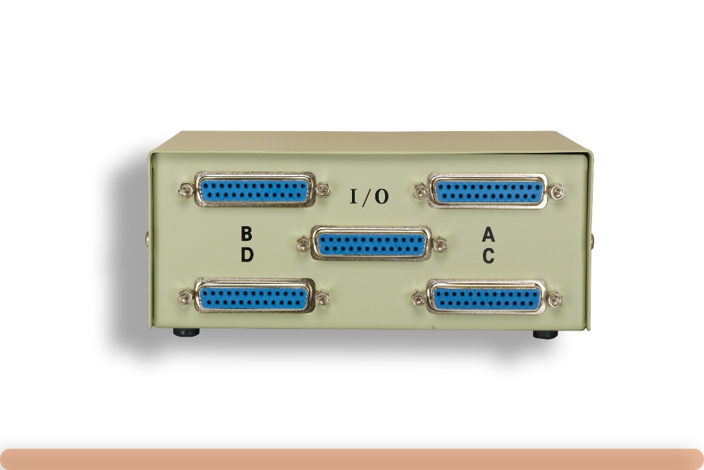 40d3-17604.jpg 4-Way DB25 Manual Data Switch - Image 1