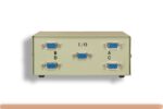 4-Way HD15 VGA Manual Data Switch