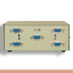 4-Way HD15 VGA Manual Data Switch