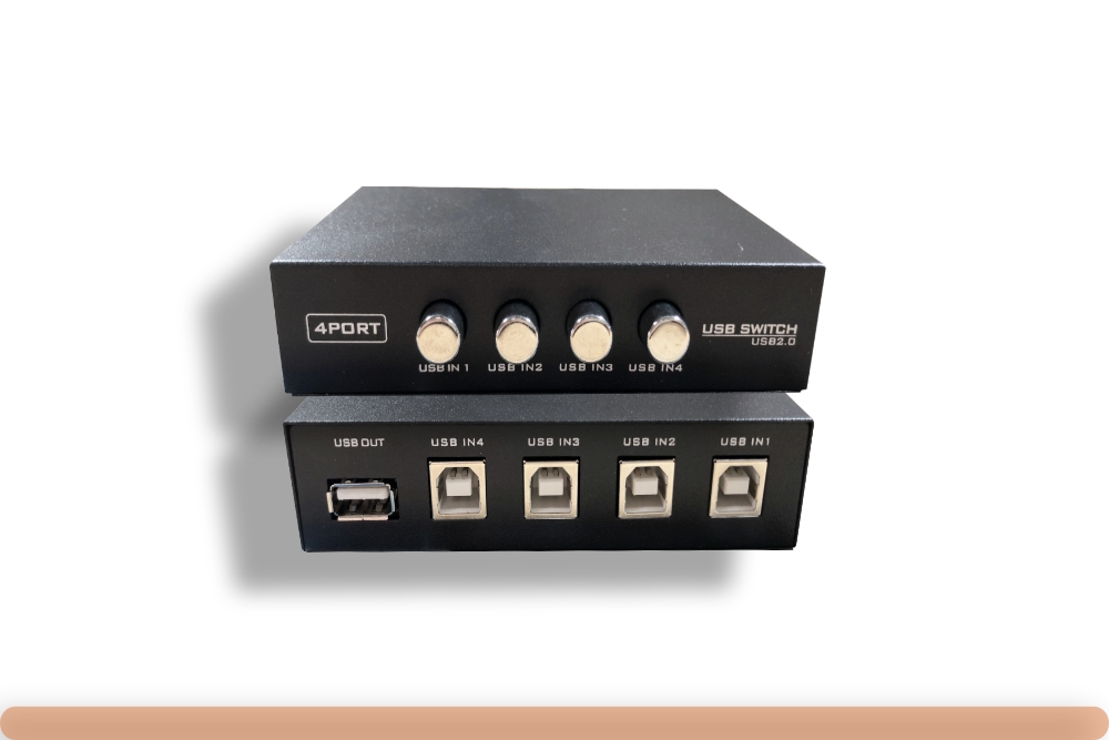 41u1-1a4b-4_a.jpg USB 2.0 1A/4B 4 Port Manual Data Switch - Image 1
